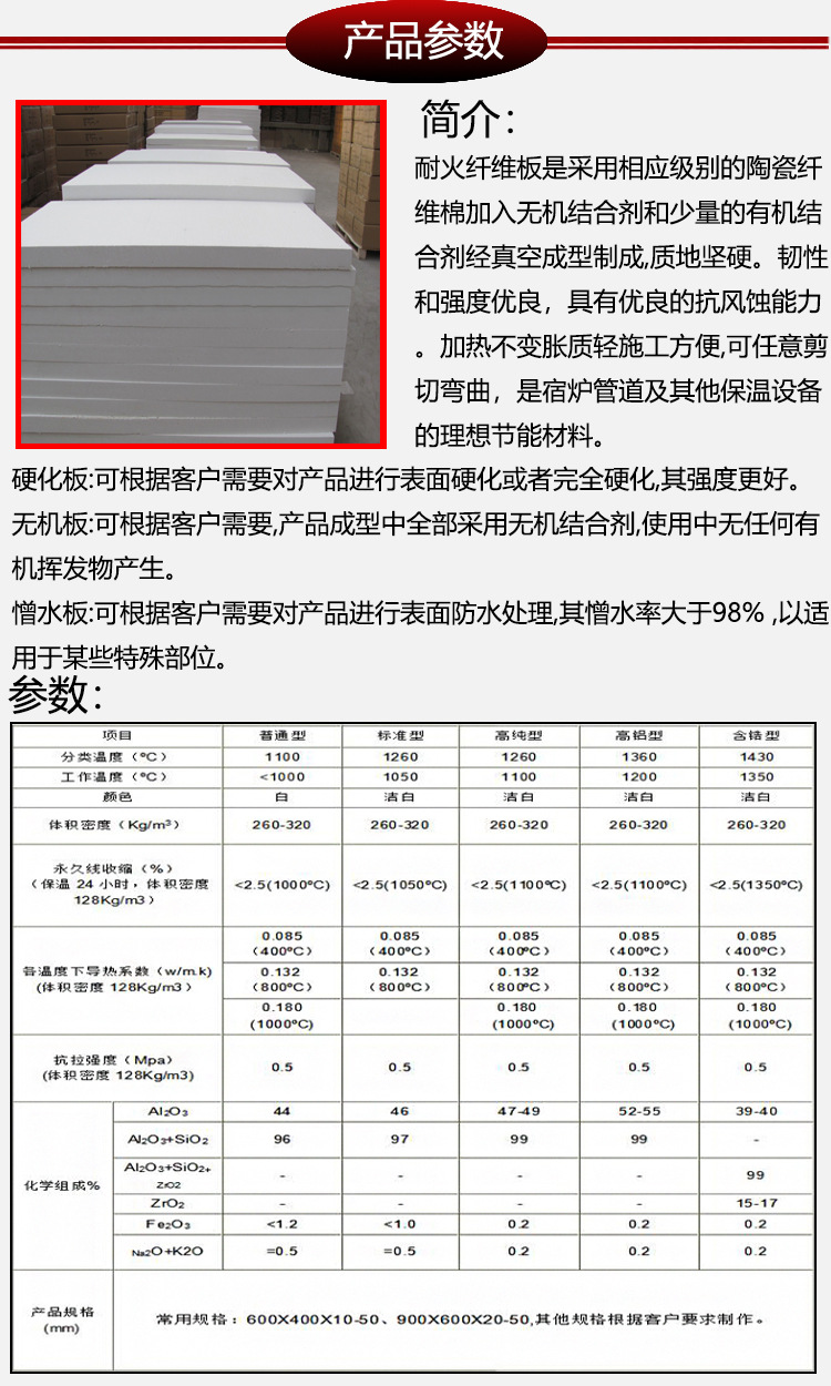 耐火纤维 隔热材料\多晶莫来石纤维\多晶莫来石纤维棉保温棉