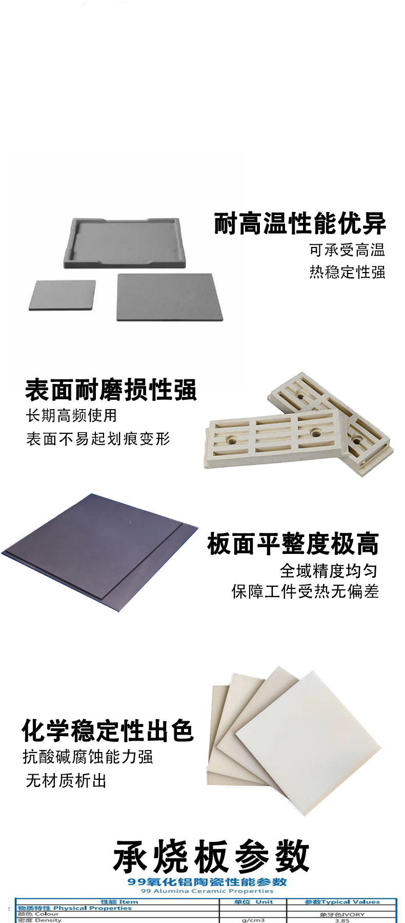 窑具 碳化硅立柱 堇青石立柱 高温承烧板 使用寿命长 - 5