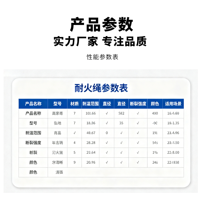 耐火绳 宜兴伟民保温隔热材料耐火绳板高耐火度耐高温 - 6