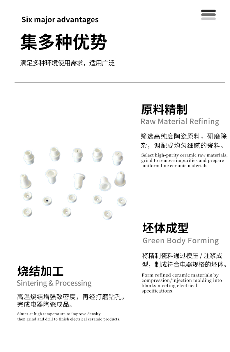 高频特种陶瓷异形电子电器陶瓷件精密氧化铝陶瓷加热异形配件 - 4