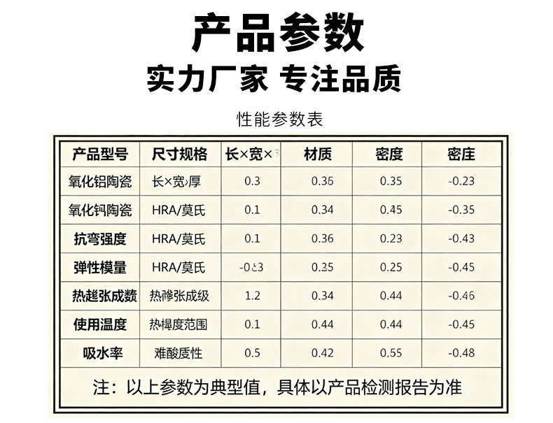 006_大尺寸氧化铝99陶瓷板95 陶瓷衬板 陶瓷片 陶瓷环 陶瓷垫片 - 6
