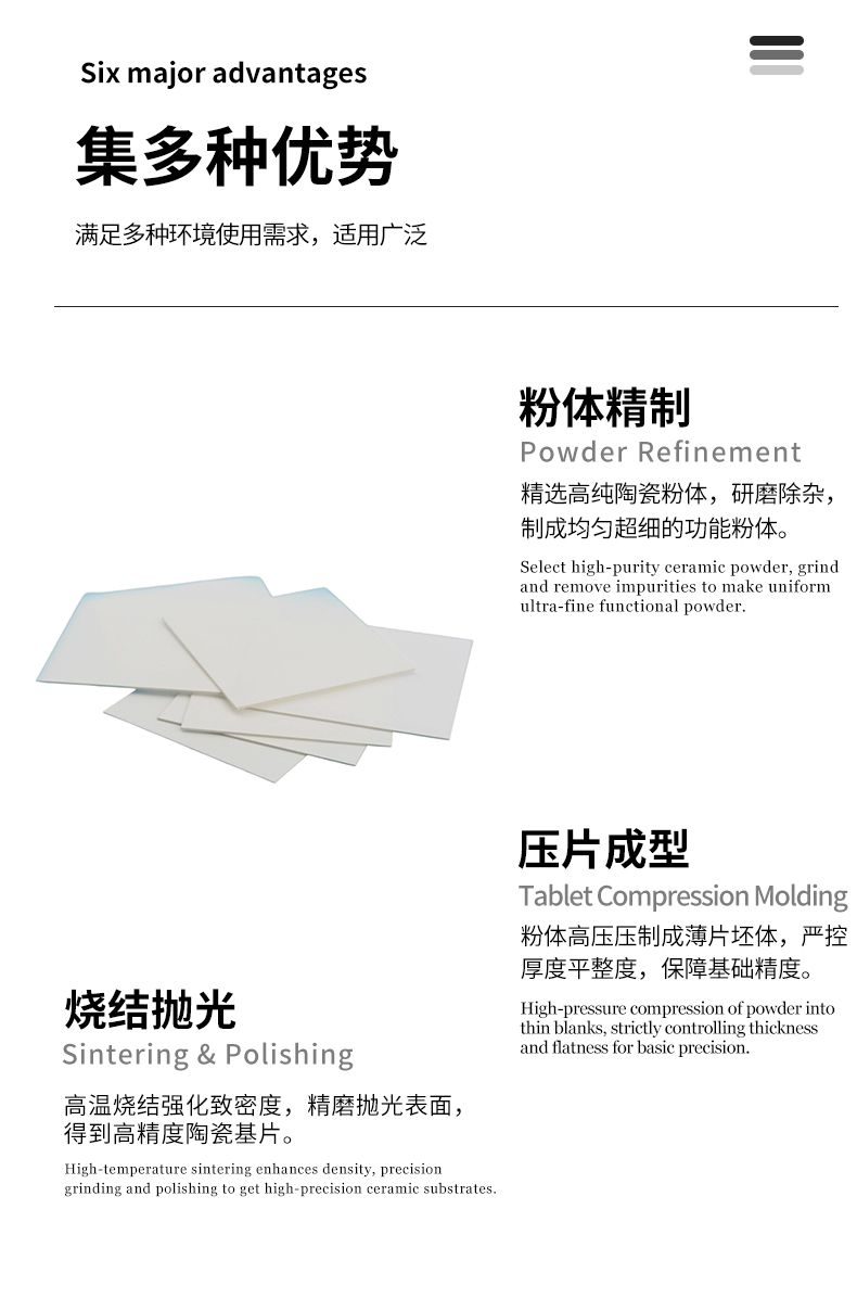 宜兴伟民制造 陶瓷基片 机械陶瓷 耐高温使用寿命长强度高 - 4