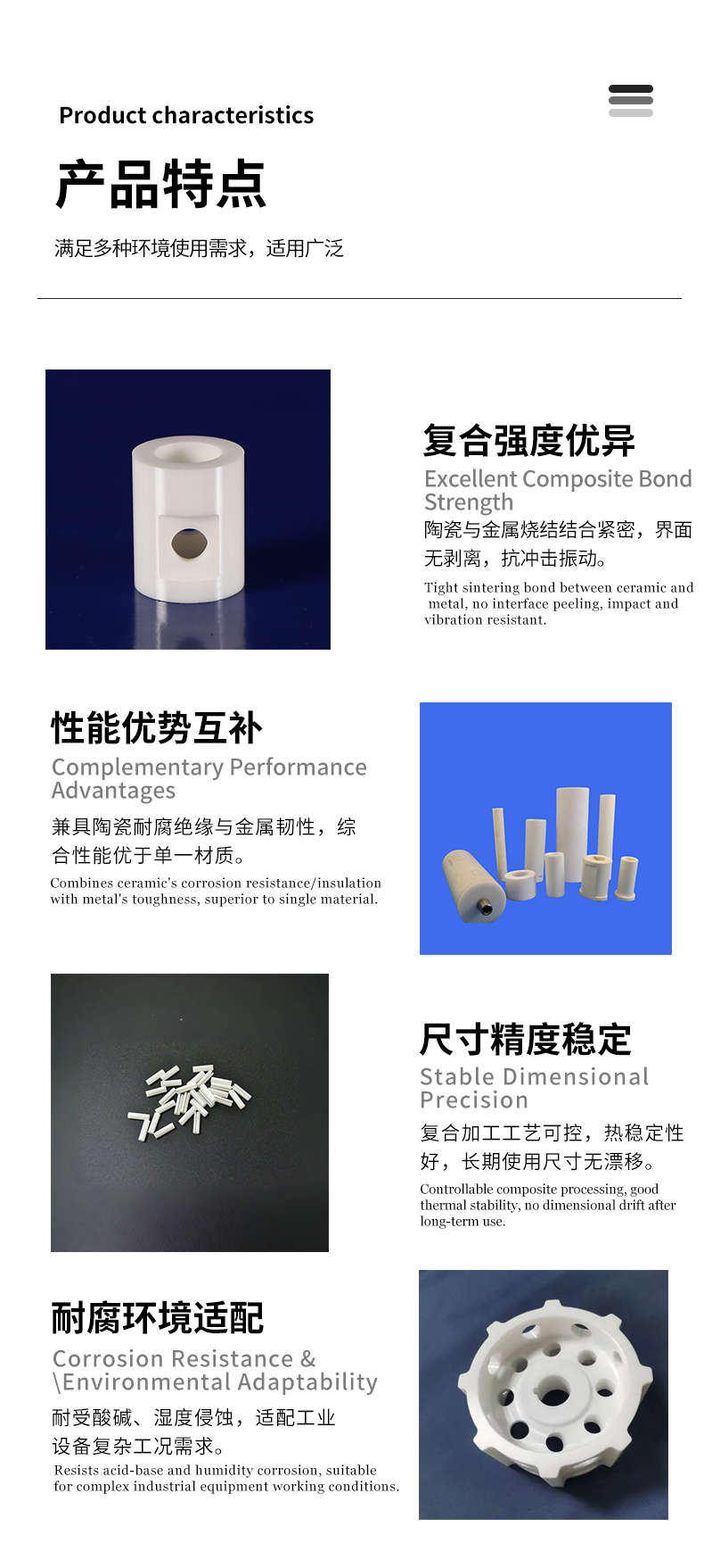 机械陶瓷 氧化锆陶瓷镶件 - 5