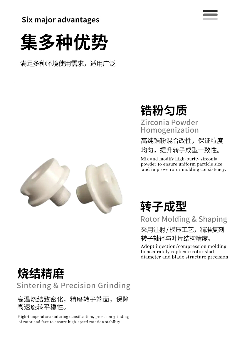 氧化锆陶瓷件 宜兴伟民 氧化锆陶瓷转子 - 4