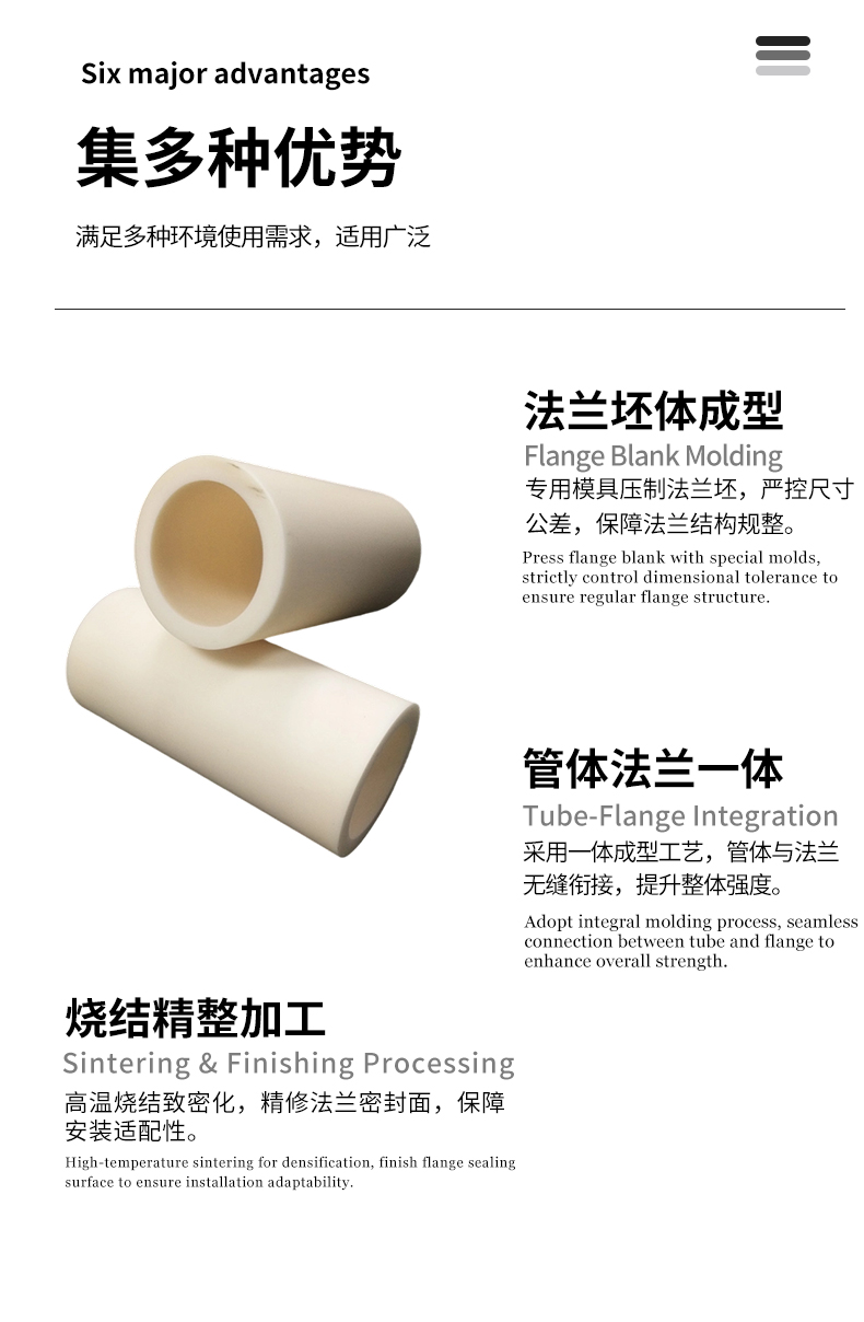 陶瓷管 宜兴伟民宜兴伟民 陶瓷法兰管 - 4
