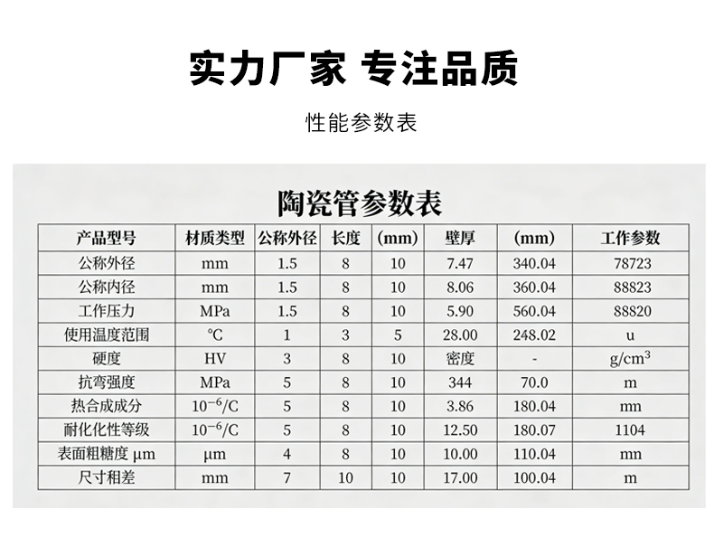 高铝瓷磨料氧化铝陶瓷管绝缘耐磨工业陶瓷棒陶瓷异形结构件 - 6