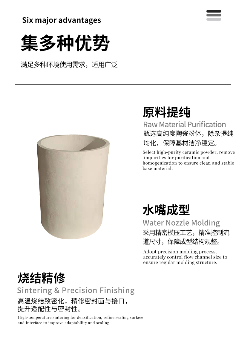 宜兴伟民制造 陶瓷水嘴管 使用寿命长 - 4