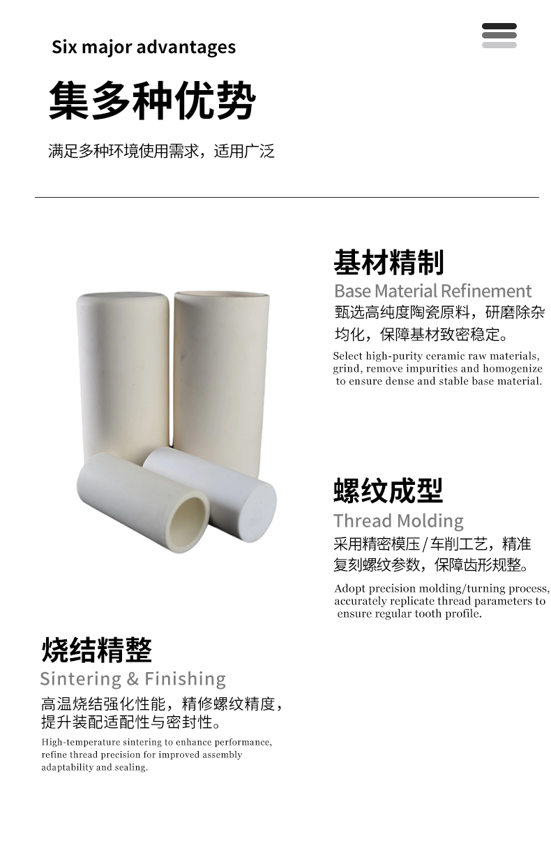 外螺纹陶瓷管 - 4