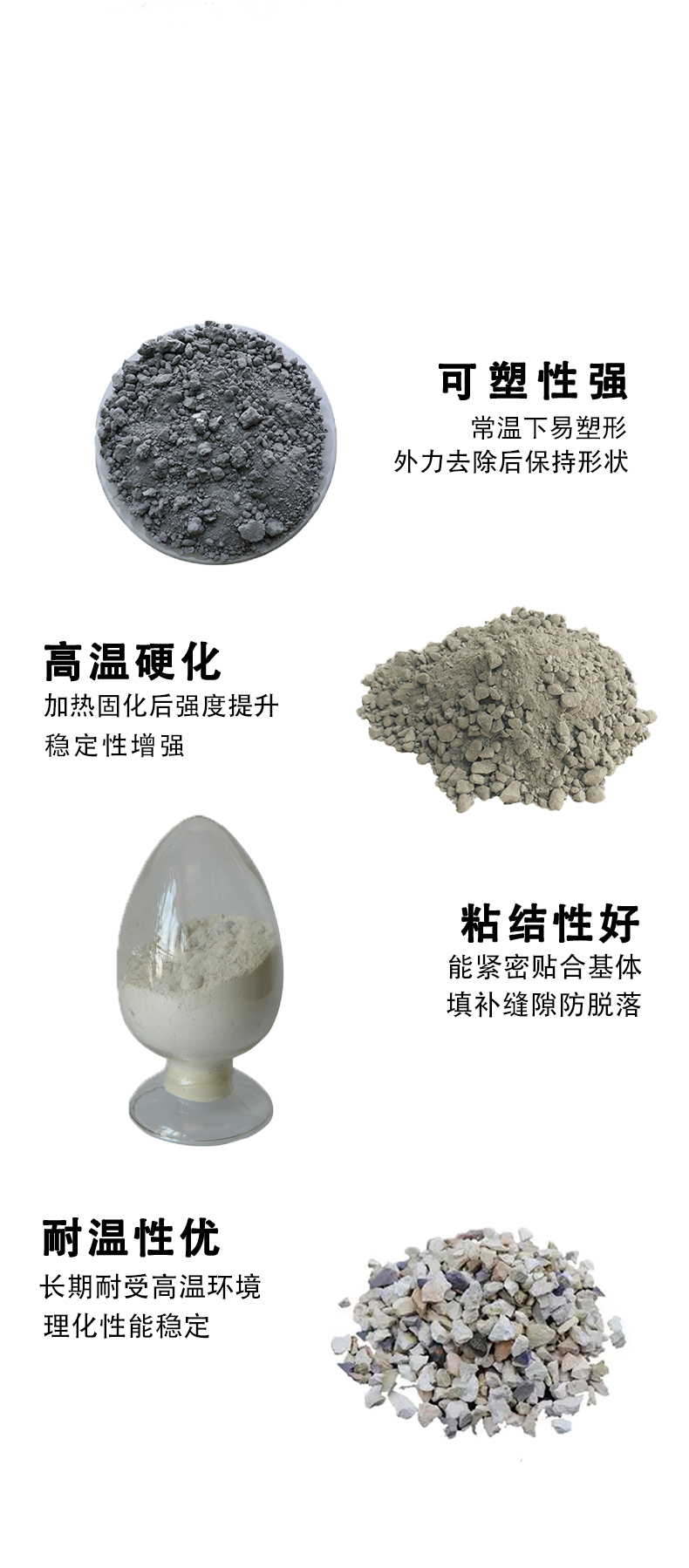 可塑料 高强耐磨耐火可塑料 - 5