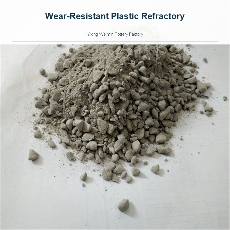 Wear-Resistant Plastic Refractory