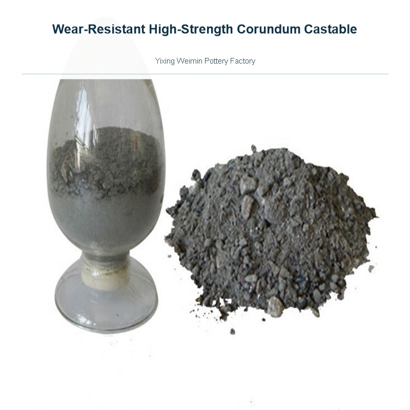 Wear-Resistant High-Strength Corundum Refractory Castable